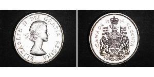 50 Cent 加拿大 銀 伊丽莎白二世 (1926-2022)