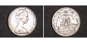 50 Cent 澳大利亚 銀 伊丽莎白二世 (1926-2022)