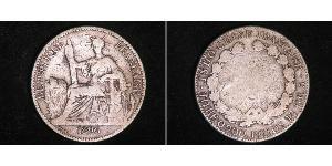50 Cent French Indochina (1887-1954) 青铜/镍 
