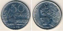 50 Centavo Brasile Acciaio 