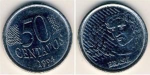 50 Centavo Brésil Acier 