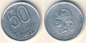 50 Centavo Argentina (1861 - ) Alluminio 