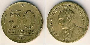 50 Centavo Brasil Aluminio/Bronce 