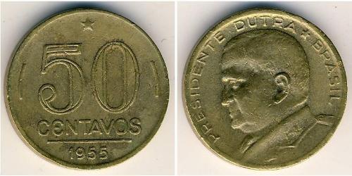50 Centavo Brasil Aluminio/Bronce 