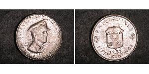 50 Centavo Philippines Argent Douglas MacArthur (1880 - 1964) 