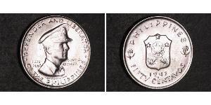 50 Centavo Philippines Argent Douglas MacArthur (1880 - 1964) 