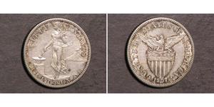 50 Centavo Philippines Argent 