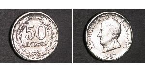 50 Centavo El Salvador Argento 