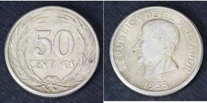 50 Centavo El Salvador Argento 