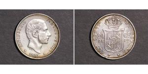 50 Centavo Filippine Argento 