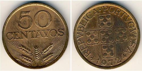 50 Centavo Estado Nuevo (Portugal) (1933 - 1974) Bronce 