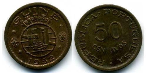 50 Centavo Guinea Portuguesa (1474-1974) Bronce 