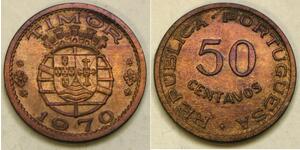 50 Centavo Portugal / Timor oriental (1702 - 1975) Bronze 