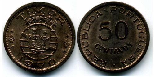 50 Centavo Portugal / Timor oriental (1702 - 1975) Bronze 