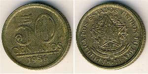 50 Centavo Brasilien Bronze/Aluminium 