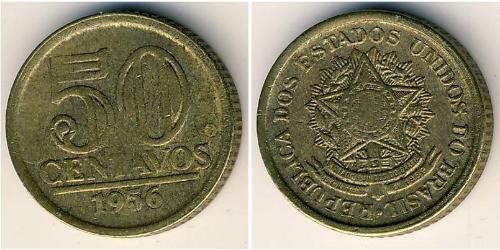 50 Centavo Brasilien Bronze/Aluminium 