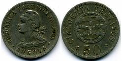 50 Centavo Portuguese Angola (1575-1975) / Portugal Cobre/Zinc 