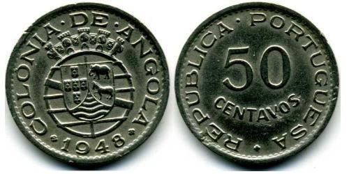 50 Centavo Portugal / Portuguese Angola (1575-1975) Cobre/Zinc 