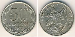 50 Centavo Chile Copper/Nickel 