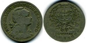 50 Centavo Portugal / Cape Verde (1456 - 1975) Cuivre/Zinc 