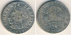 50 Centavo Mexiko (1867 - ) Kupfer/Nickel 