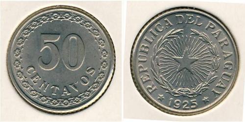50 Centavo Paraguay (1811 - ) Kupfer/Nickel 