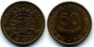 50 Centavo Portugal / Cape Verde (1456 - 1975) Kupfer/Zink/Nickel 