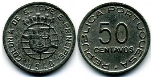 50 Centavo São Tomé and Príncipe (1469 - 1975) Kupfer/Zink/Nickel 