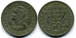 50 Centavo São Tomé and Príncipe (1469 - 1975) Kupfer/Zink 
