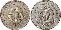 50 Centavo United Mexican States (1867 - ) Nickel 