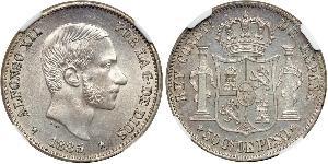 50 Centavo Filipinas Plata 