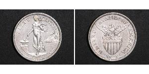 50 Centavo Filipinas Plata 