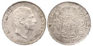 50 Centavo Filipinas Plata 