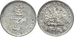 50 Centavo México Plata 
