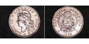 50 Centavo República Argentina (1861 - ) Plata 