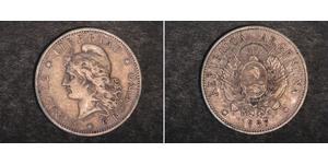 50 Centavo República Argentina (1861 - ) Plata 