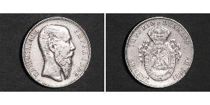 50 Centavo Segundo Imperio Mexicano (1864 - 1867) Plata Maximilian I of Mexico (1832 - 1867)