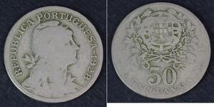 50 Centavo Estado Novo (Portogallo) (1933 - 1974) Rame/Nichel 