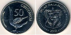 50 Centavo Galápagos Rame/Nichel 