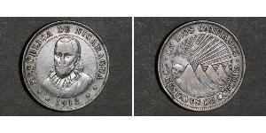 50 Centavo Nicaragua (1821 - ) Silber 