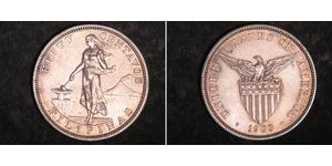 50 Centavo Philippinen Silber 