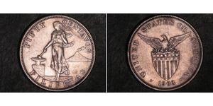 50 Centavo Philippines Silver 