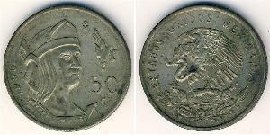 50 Centavo United Mexican States (1867 - ) Silver 