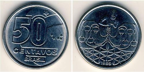 50 Centavo Brasilien Stahl 