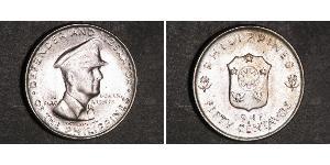 50 Centavo 菲律宾 銀 Douglas MacArthur (1880 - 1964) 