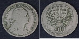 50 Centavo Second Portuguese Republic (1933 - 1974) 銅/镍 