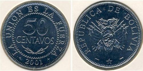 50 Centavo 玻利維亞 銅/镍 