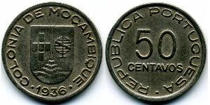 50 Centavo 莫桑比克 (1975 - ) 銅/镍 