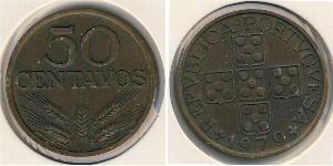 50 Centavo Second Portuguese Republic (1933 - 1974) 青铜 
