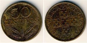 50 Centavo Second Portuguese Republic (1933 - 1974) 青铜 